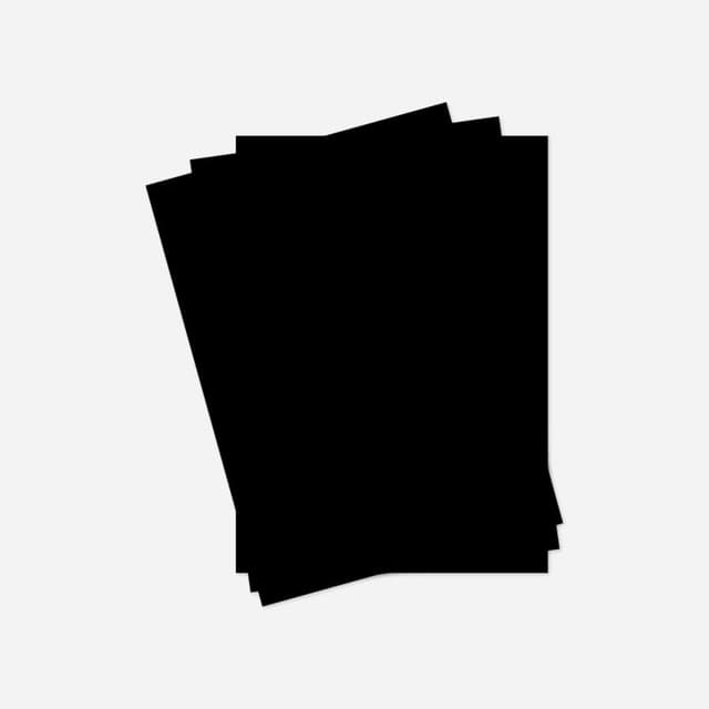 کاغذ خارجی مشکی دورو(50برگA4)