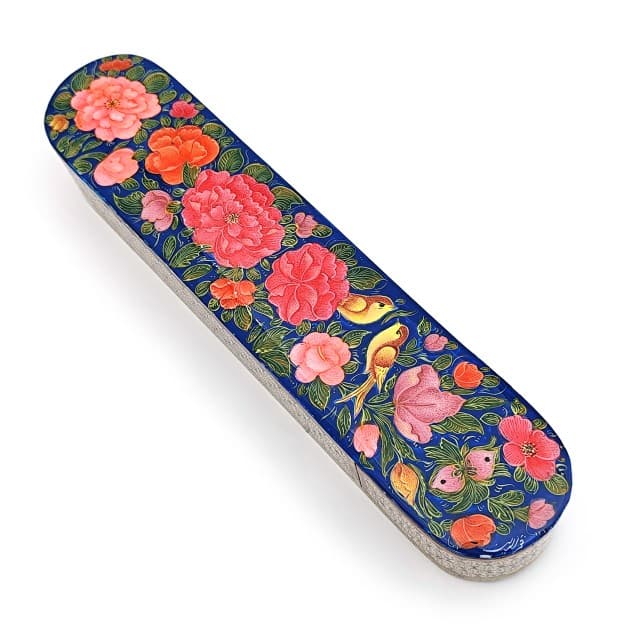 جا قلمی خاتم گل و مرغ