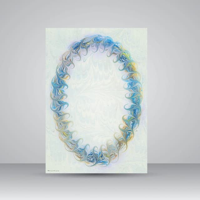 کاغذ ابروباد چاپی کد 930 (50*35) 10برگ