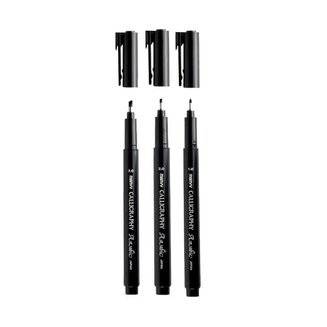 ماژیک آبی قلم الخط العربی ژاپن (۳میل)