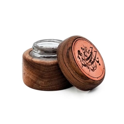 دوات چوبی طرحدار مسی